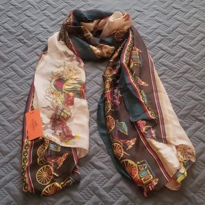 LONG SILK SCARF
